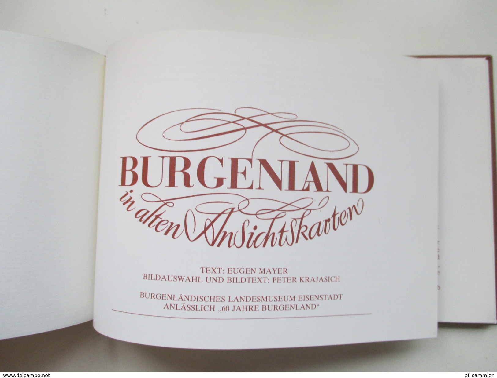 Burgenland In Alten Ansichtskarten. Bildband Mit Abbildungen Von Alten Postkarten. Burgenländisches Landesmuseum - 4. 1789-1914