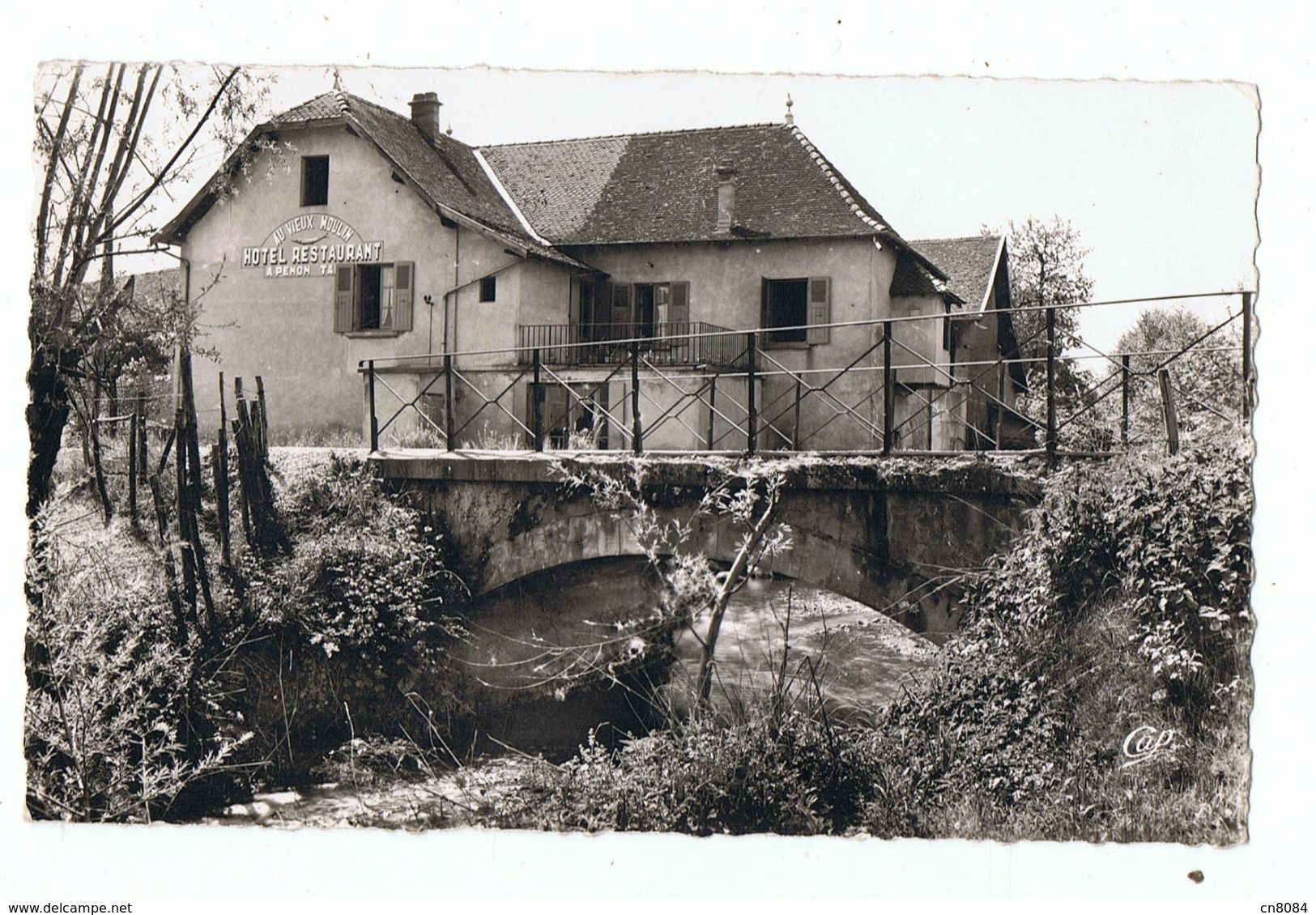 ST ANDRE LE GAZ - 38 - CPSM - TAPON , AU VIEUX MOULIN  HOTEL RESTAURANT PENON - Saint-André-le-Gaz