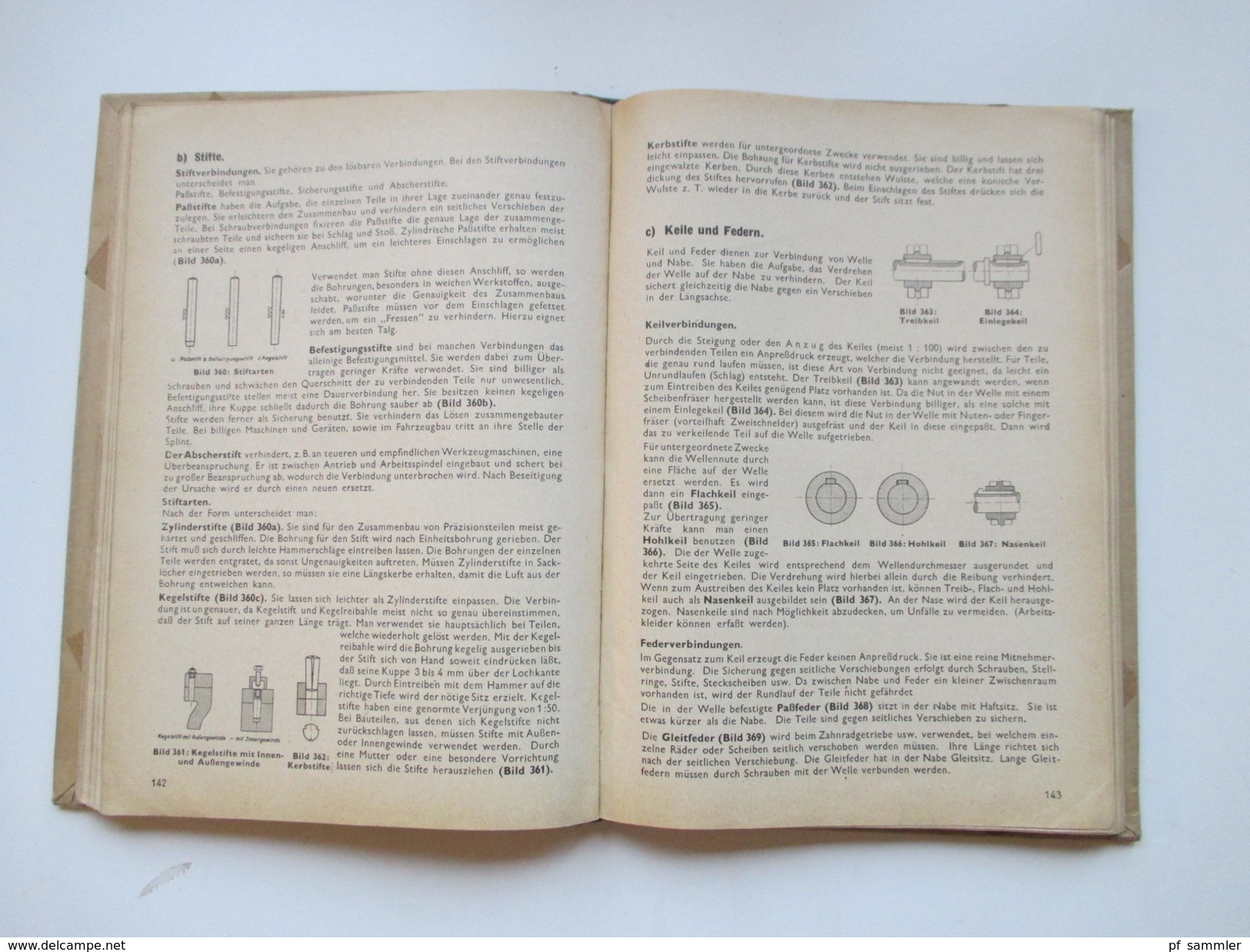 Schulbuch 1949 Fachkunde für metallverarbeitende Berufe. Europa Lehrmittel. Mit vielen Abbildungen! Toll!!