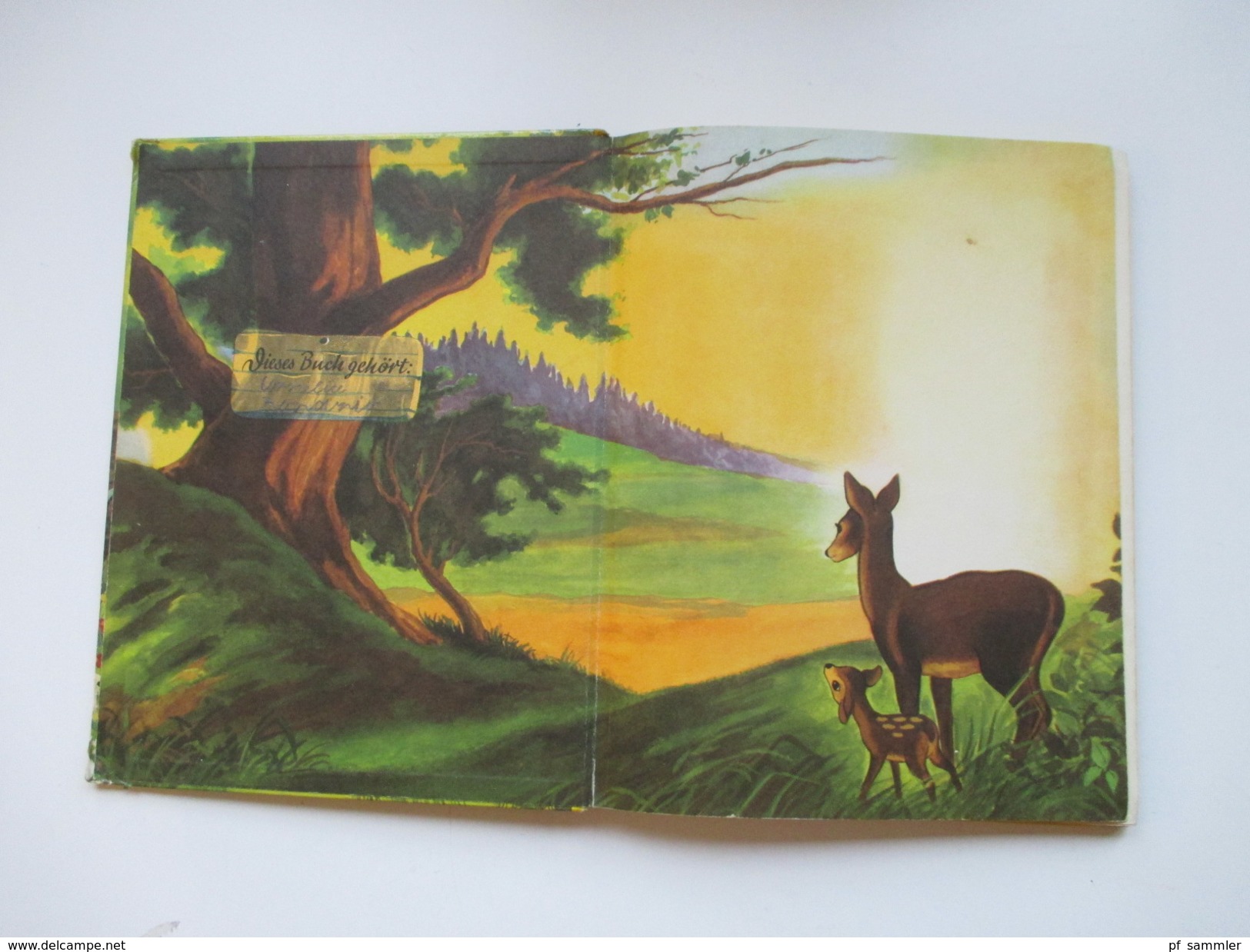 Walt Disney 1961 Bambi Erzählt Nach Felix Salten. Blüchert Verlag. Farbige  Bilder! - Walt Disney