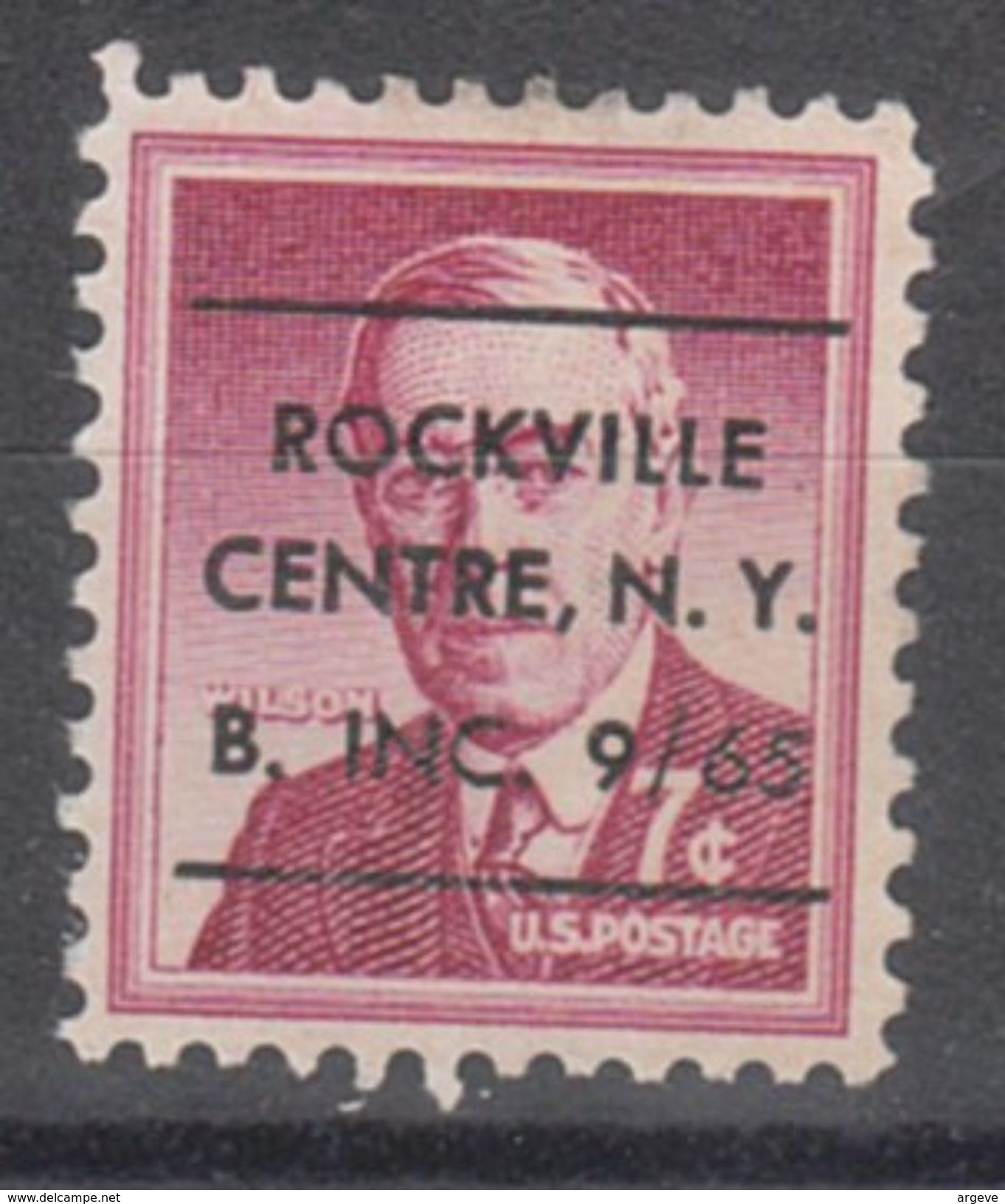 USA Precancel Vorausentwertung Preo, Locals New York, Rockville Centre L-4 ITS - Preobliterati