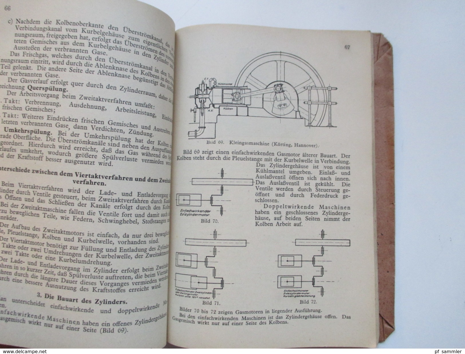 Schulbuch 1945 Kraftmaschinen. Dampfmaschinen Usw. Gebrüder Jänecke Buchverlag Hannover. Viele Abbildungen!! - Schulbücher