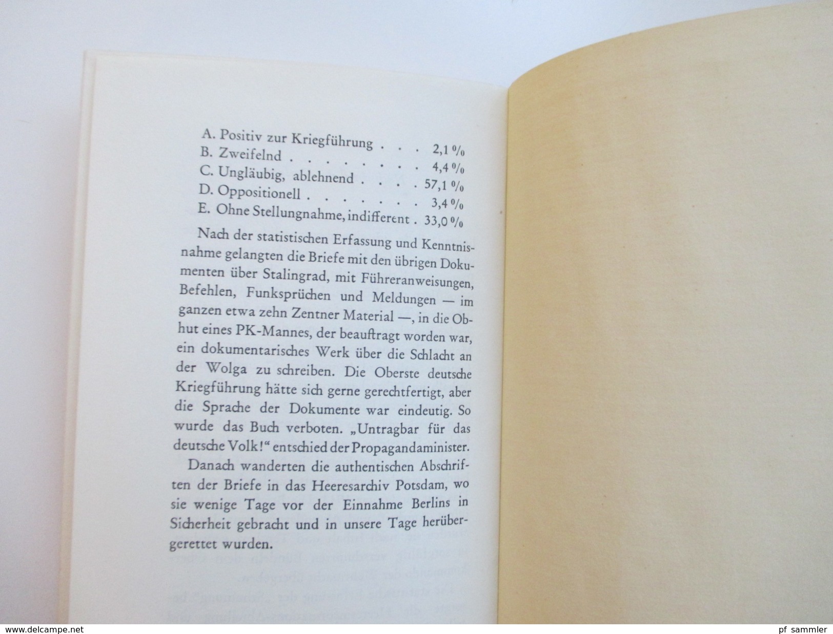 1957 Bertelsmann. Letzte Briefe aus Stalingrad. Kleines Buch!