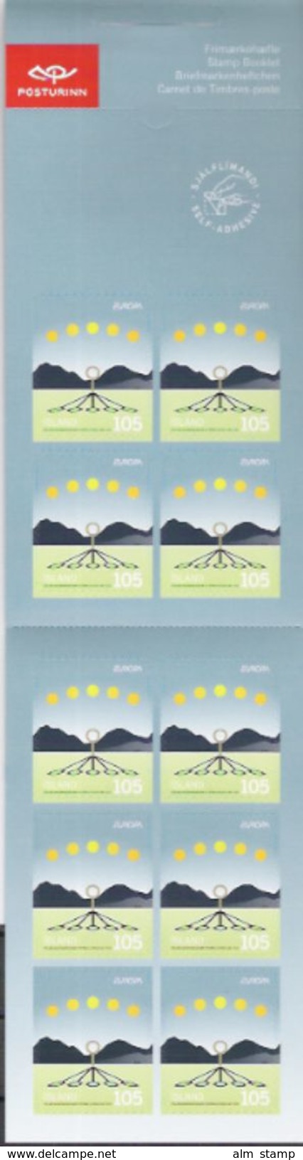 2009 Island  Mi. 1244-5 Booklet **MNH   EUROPA  " Astronomie " - Neufs