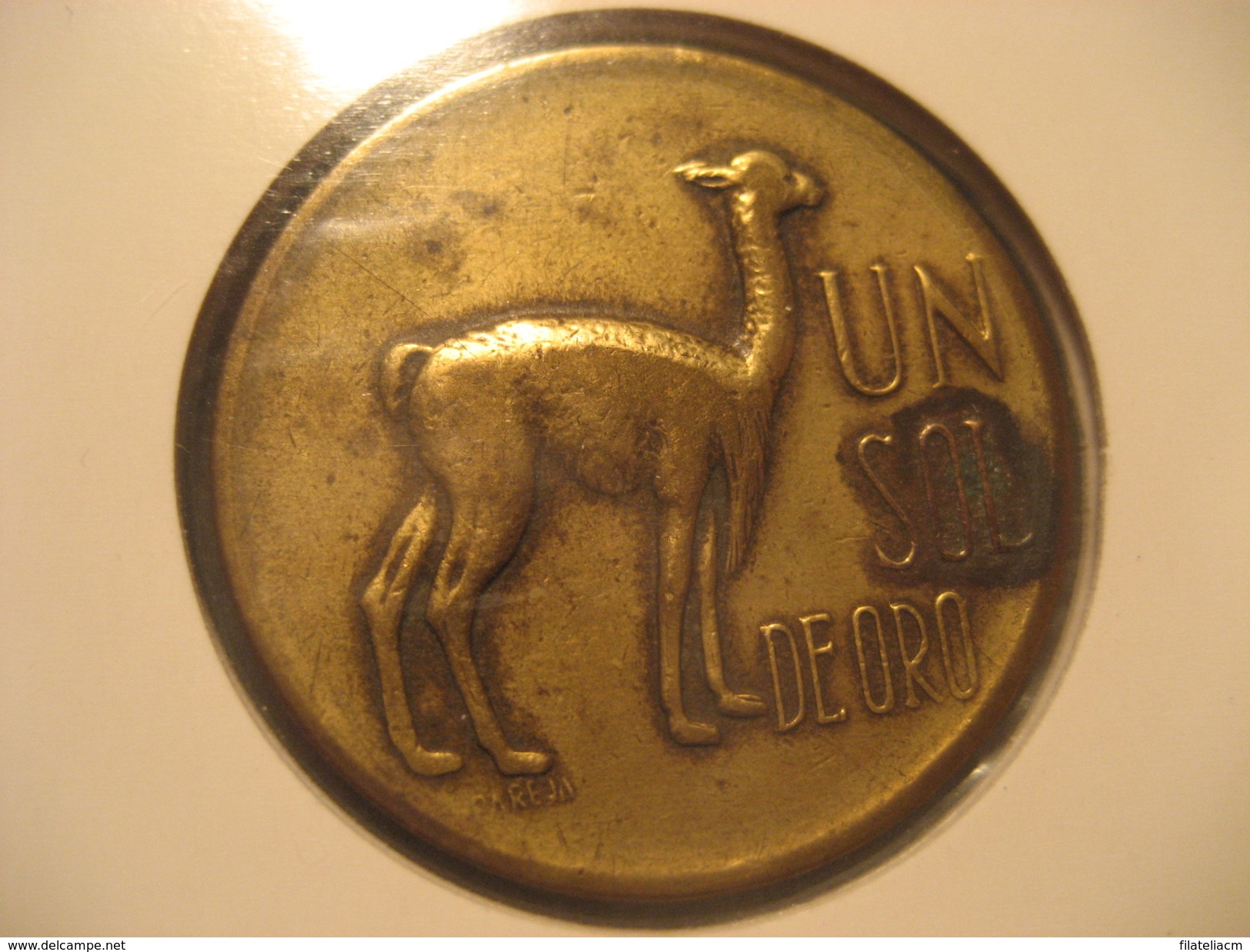 1 Sol De Oro 1970 PERU Coin - Pérou