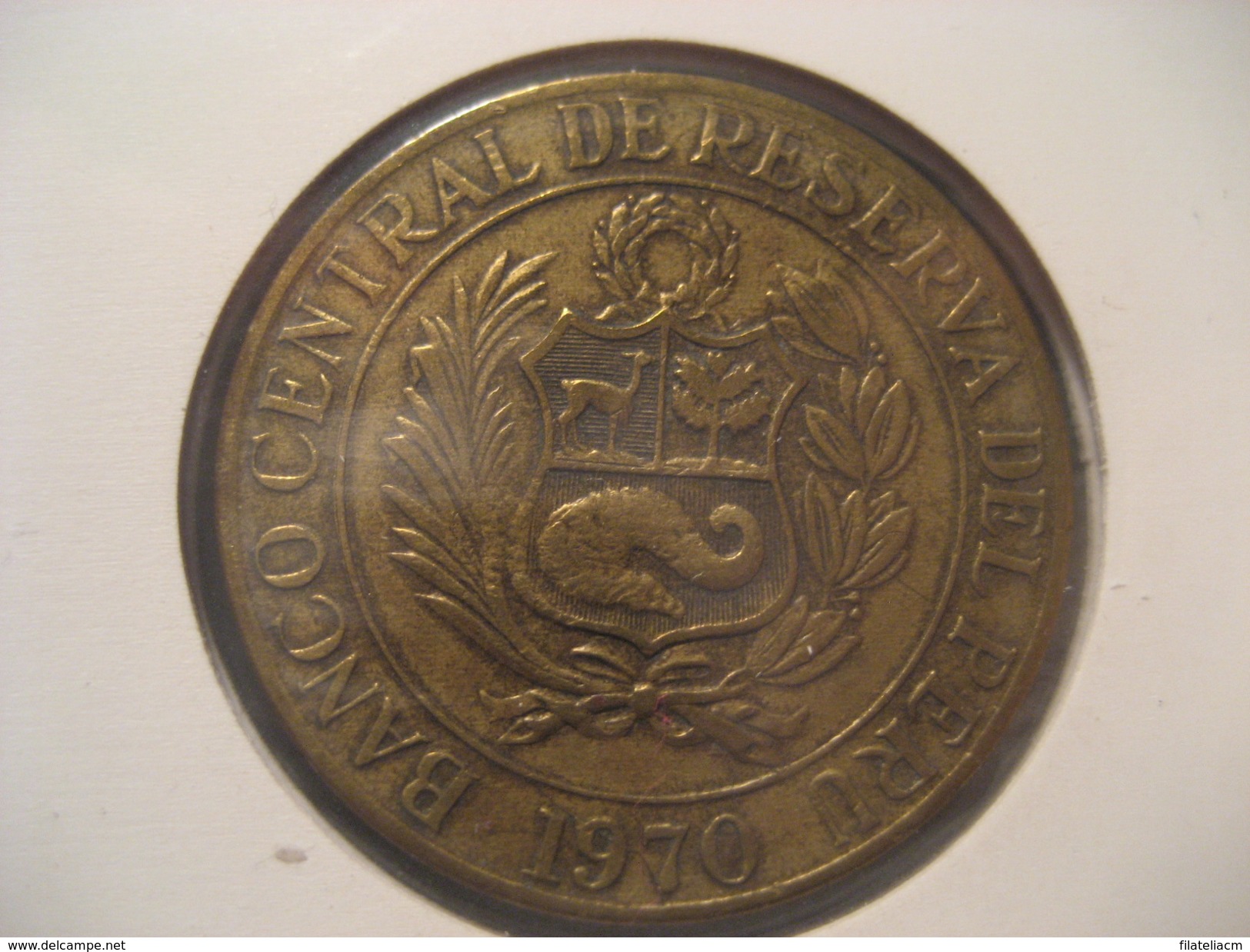 1 Sol De Oro 1970 PERU Coin - Pérou