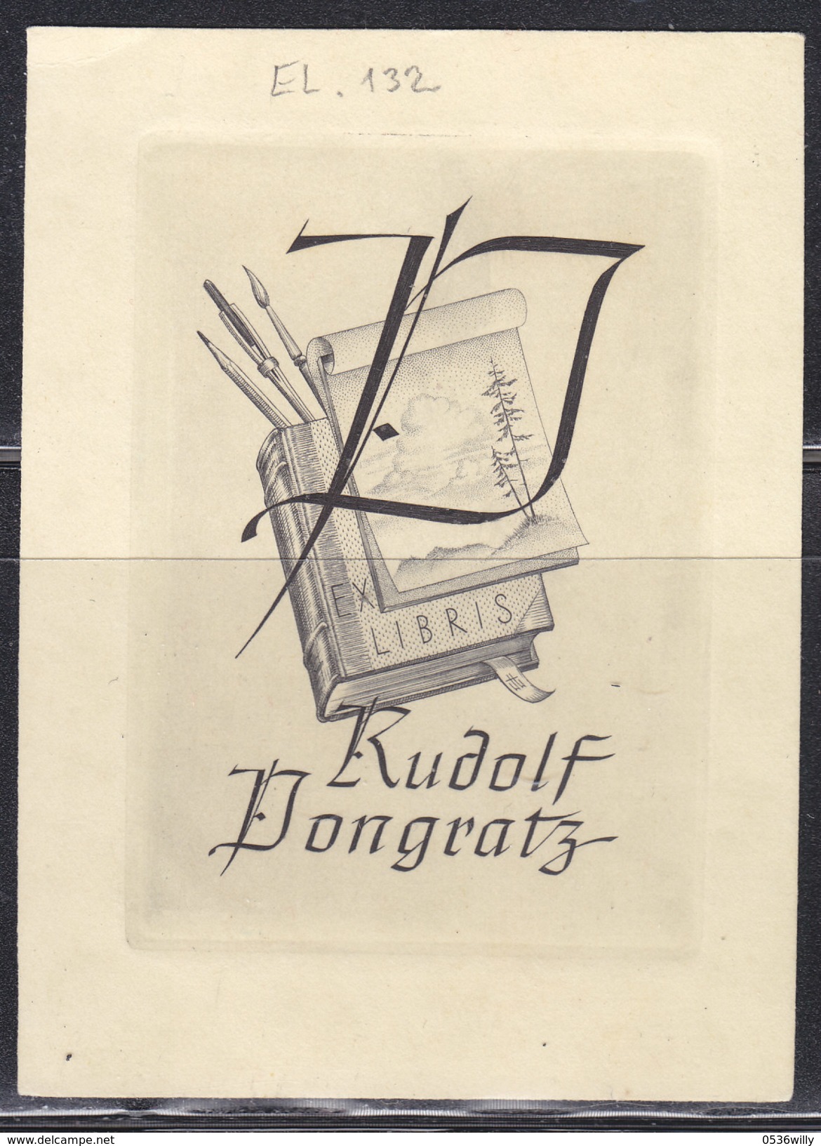 Exlibris Rudolf Pangratz (EL.132) - Bookplates