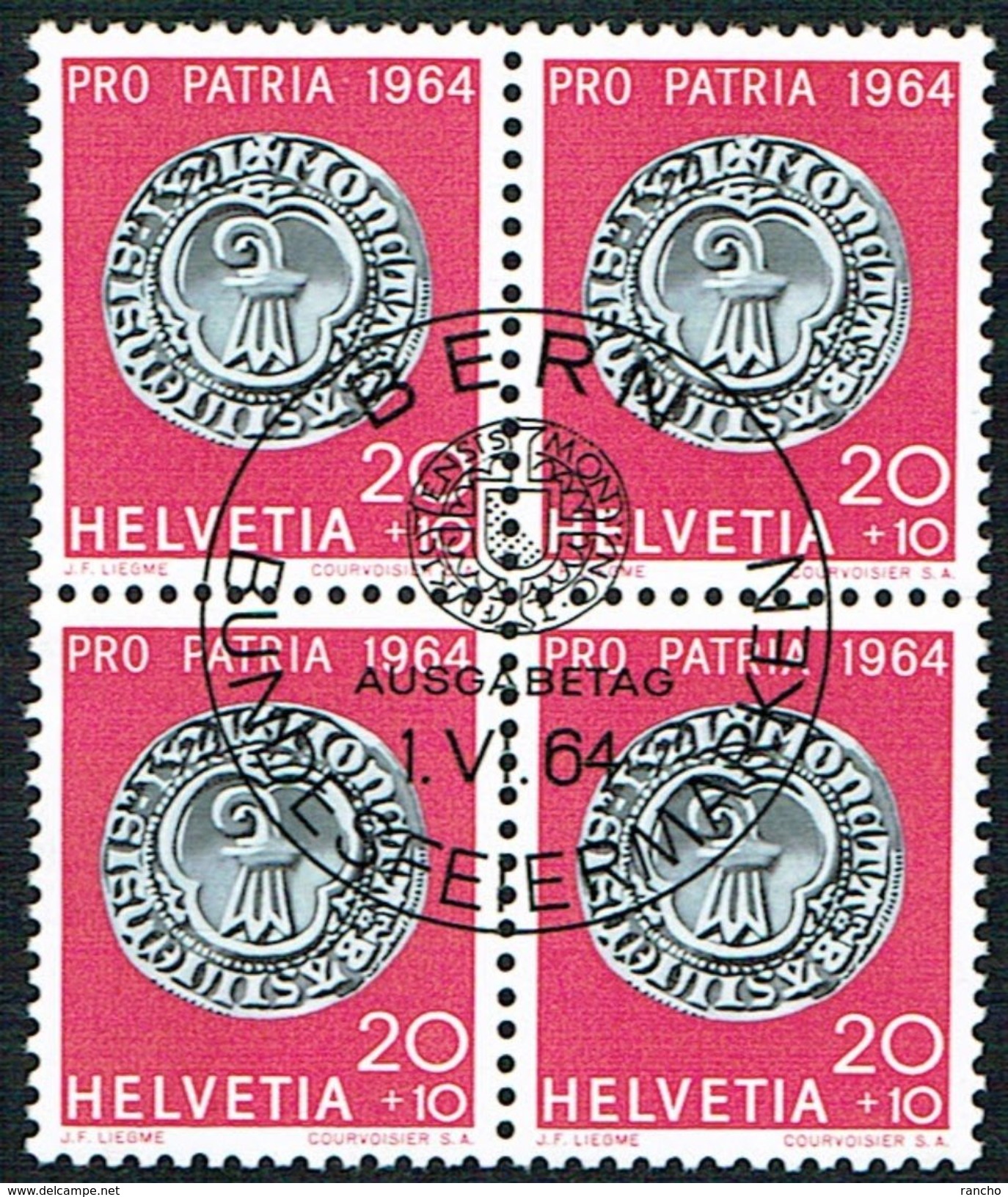 PRO/P. 5xBLOCS DE 4 OBLITERES 1er/J.1.6.1964. C/.S.B.K. Nr:B118/B122. Y&TELLIER Nr:730/734. MICHEL Nr:795/799. - Usados