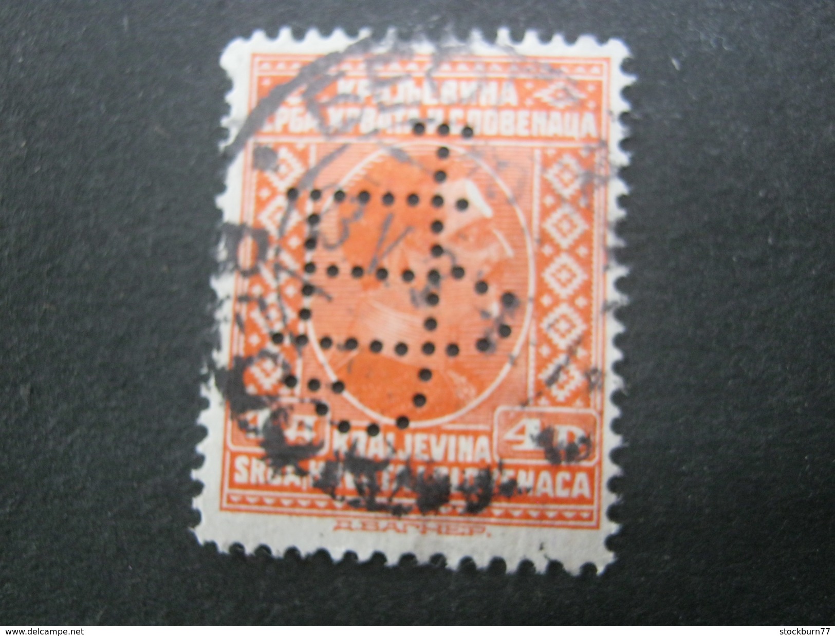 JUGOSLAWIEN  , Firmenlochung,perfin - Used Stamps