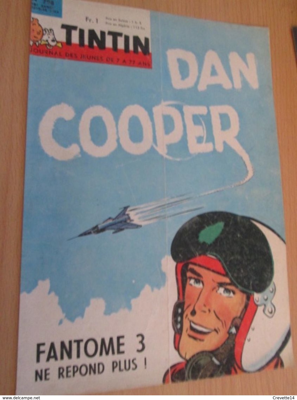 Page De Revue Des Années 60 : SUPERBE COUVERTURE DE LA REVUE  TINTIN : DAN COOPER - Dan Cooper