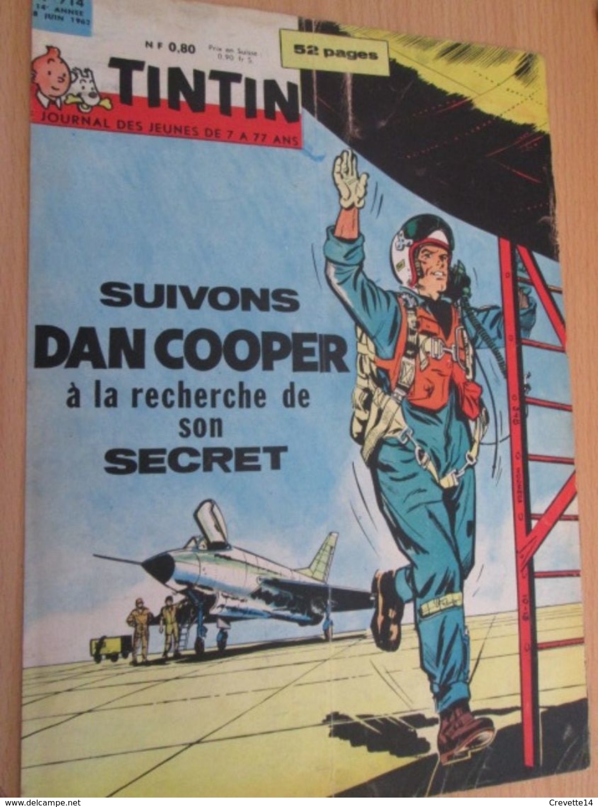 Page De Revue Des Années 60 : SUPERBE COUVERTURE DE LA REVUE  TINTIN : DAN COOPER - Dan Cooper