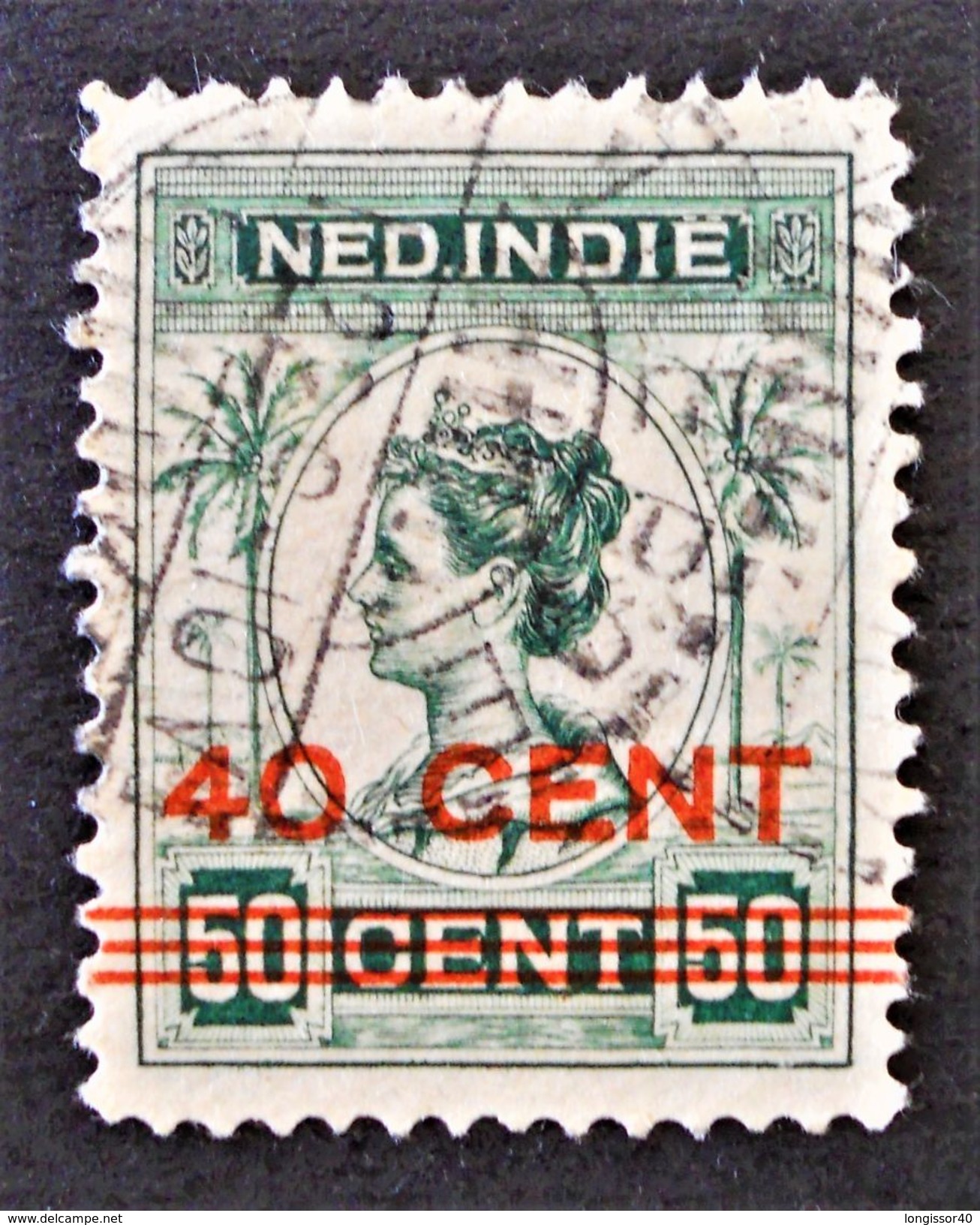 INDES NEERLANDAISES - SURCHARGES 1921:22 - OBLITERE - YT 129 - MI 136 - Niederländisch-Indien