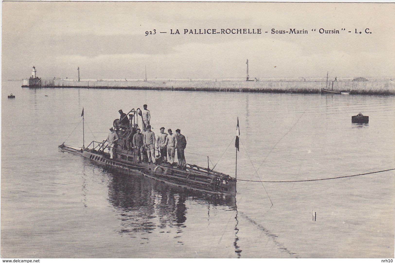 LOT 3 CPA 17 Toutes Scannées LA ROCHELLE LA PALLICE Submersible  Marine Sous Marin Bateau Militaria ANIMEE - 5 - 99 Cartes