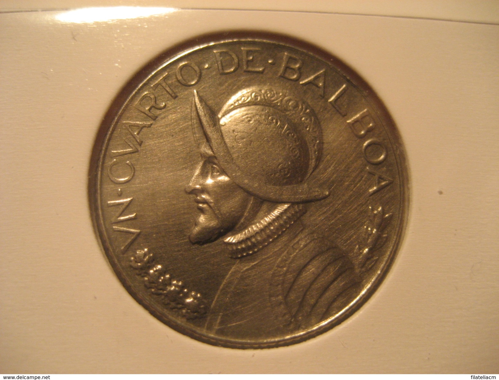 Un Cuarto De Balboa 1966 PANAMA Coin - Panama
