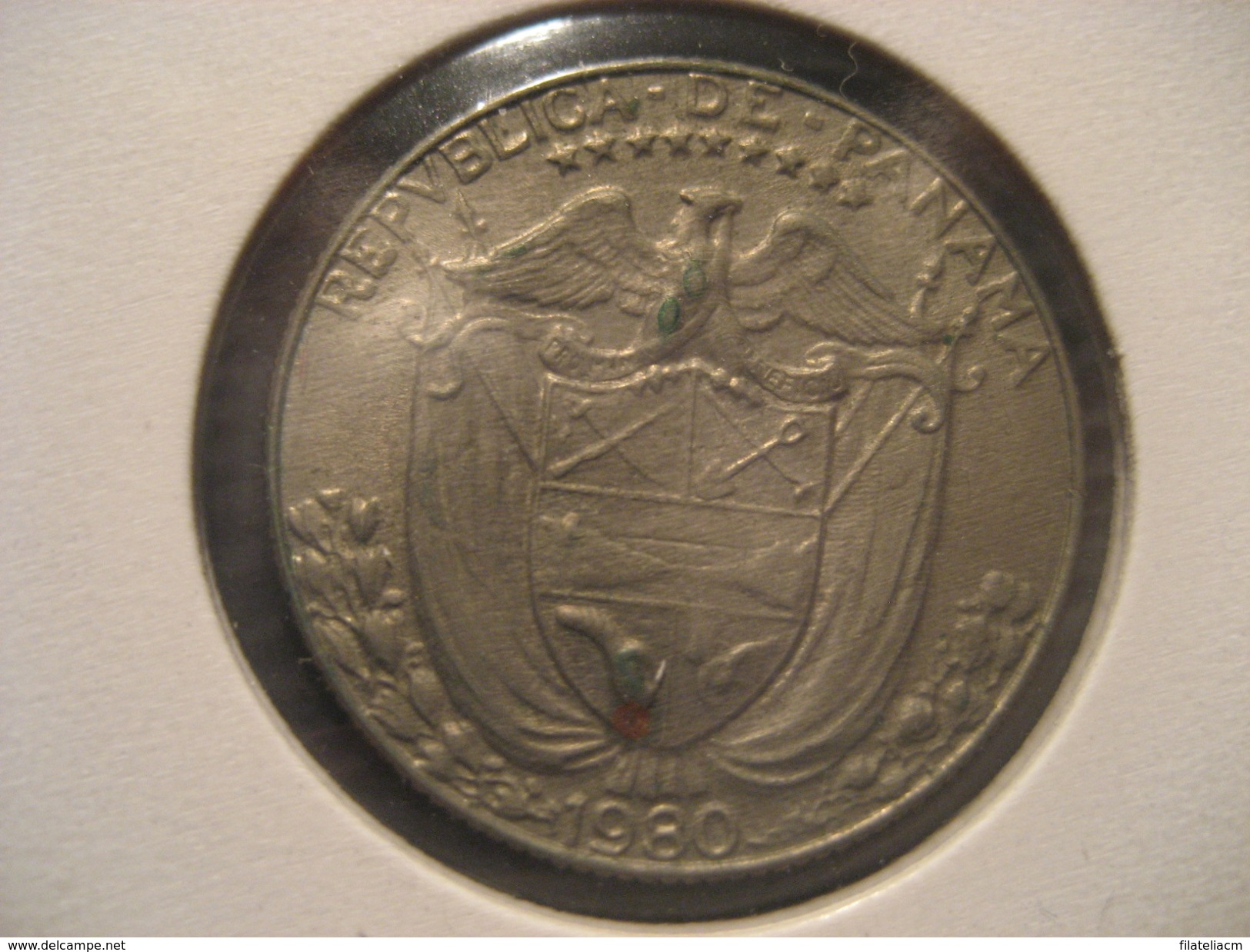 Un Cuarto De Balboa 1980 PANAMA Coin - Panama