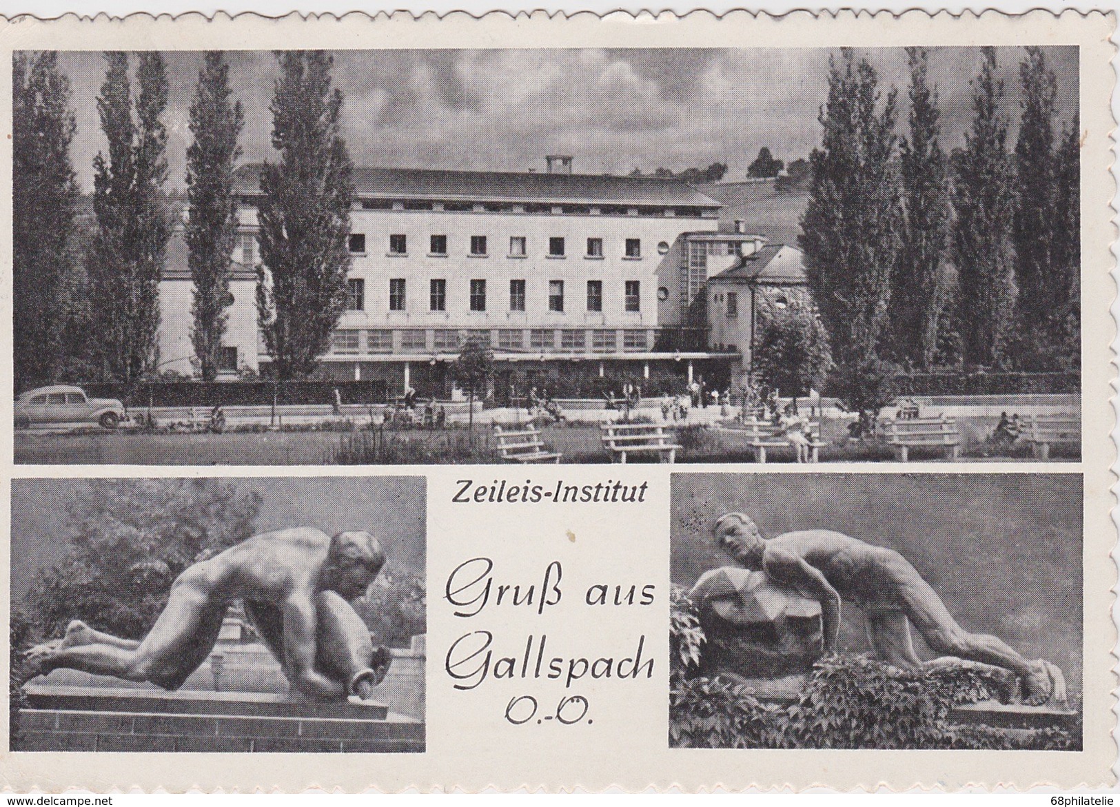 AUTRICHE 1957  CARTE POSTALE DE GALLSPACH   INSTITUT ZEILEIS - Gallspach