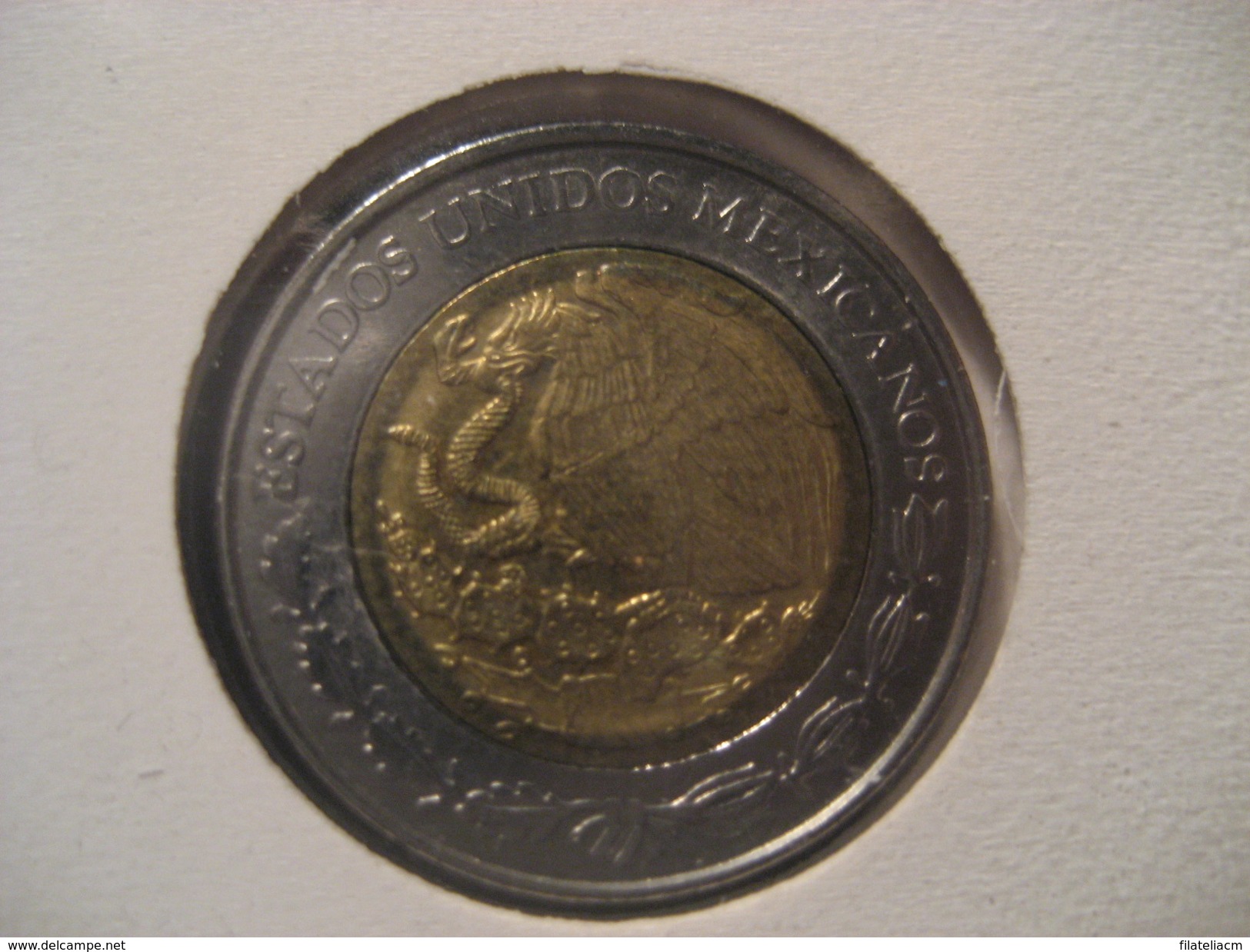 1$ 2007 MEXICO Bimetallic Coin Mejico - México