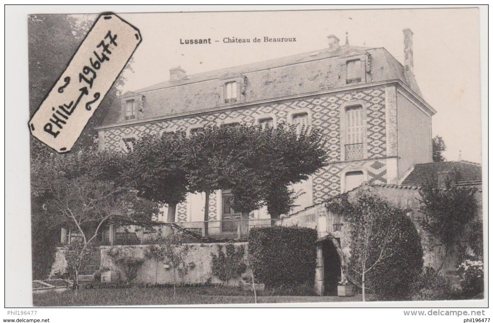 17 Lussant - Cpa / Château De Beauroux. - Altri & Non Classificati