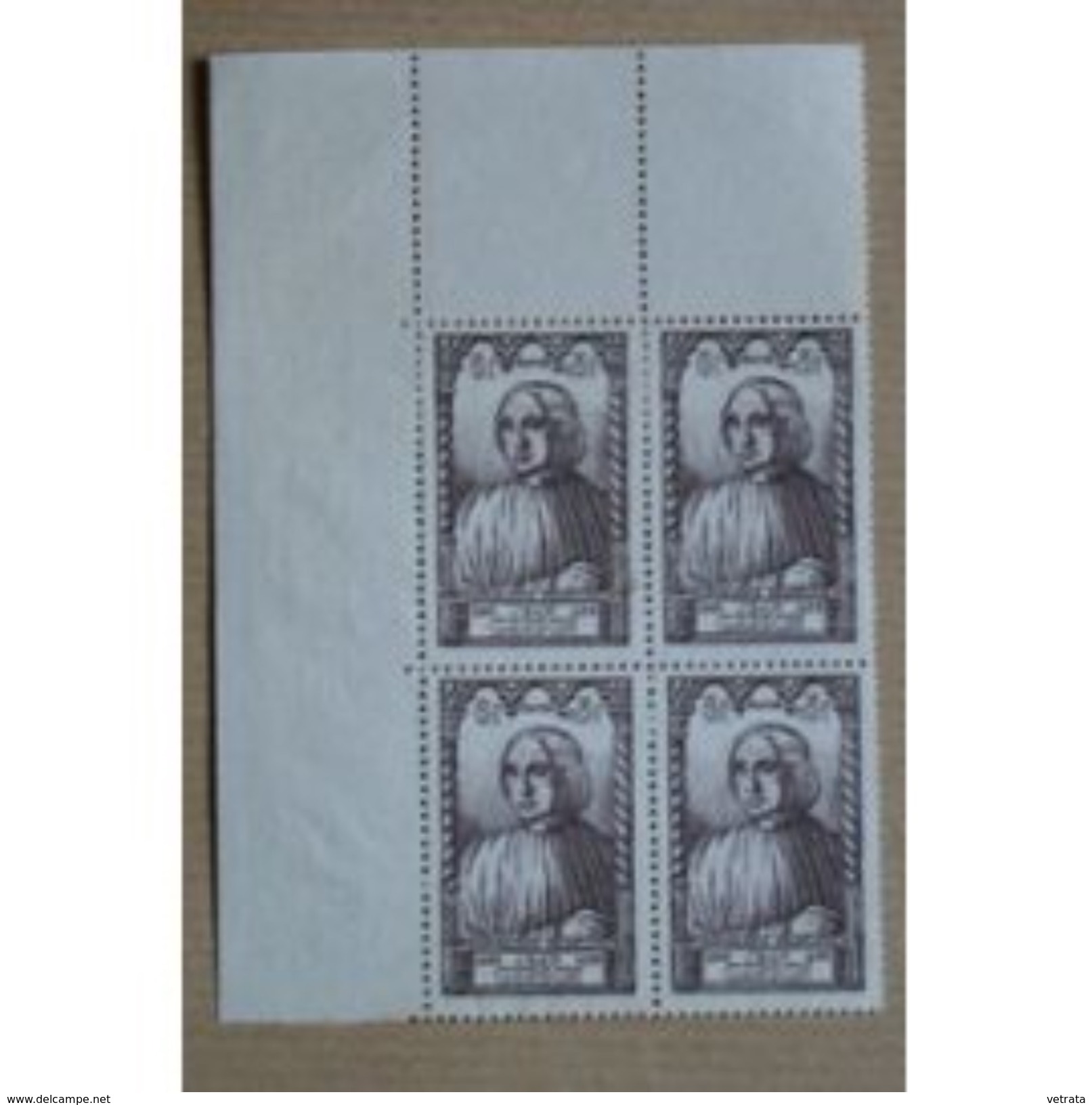 Bloc 4 Timbres,  Jean Gerson (6fr + 5 Fr) - Ongebruikt