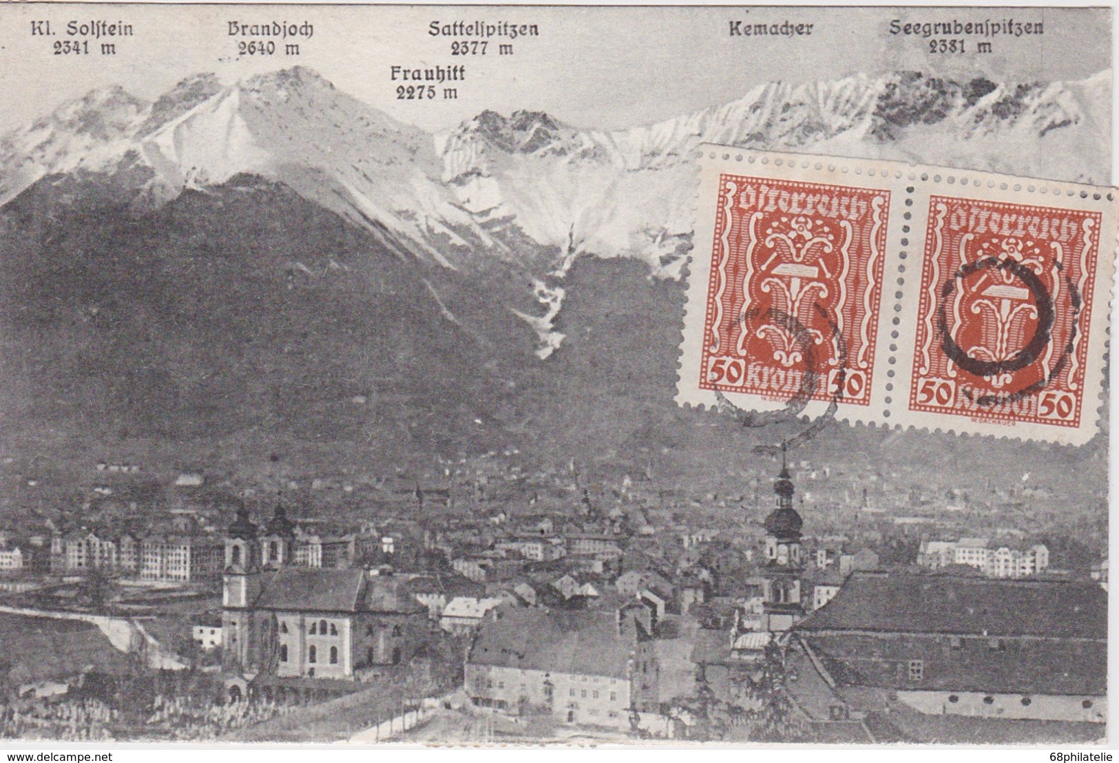 AUTRICHE   CARTE POSTALE DE INNSBRUCK - Innsbruck