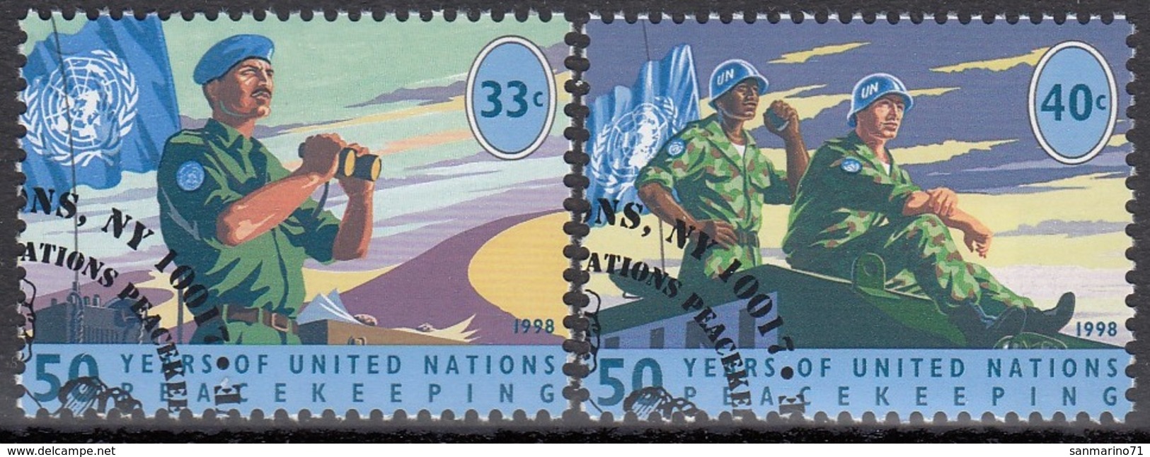 UNITED NATIONS New York 785-786,used - Oblitérés