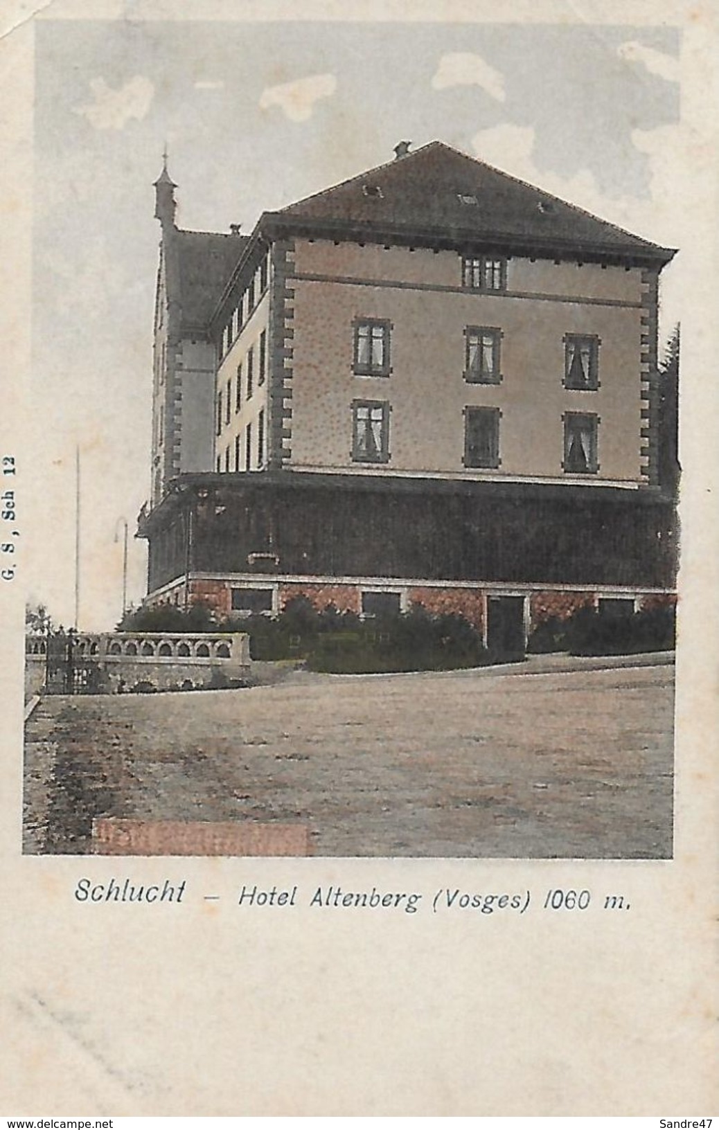 CPA  Col De La SCHLUCHT.(Vosges).  Hôtel Altenberg  1060 M.  .A941 - Sonstige & Ohne Zuordnung