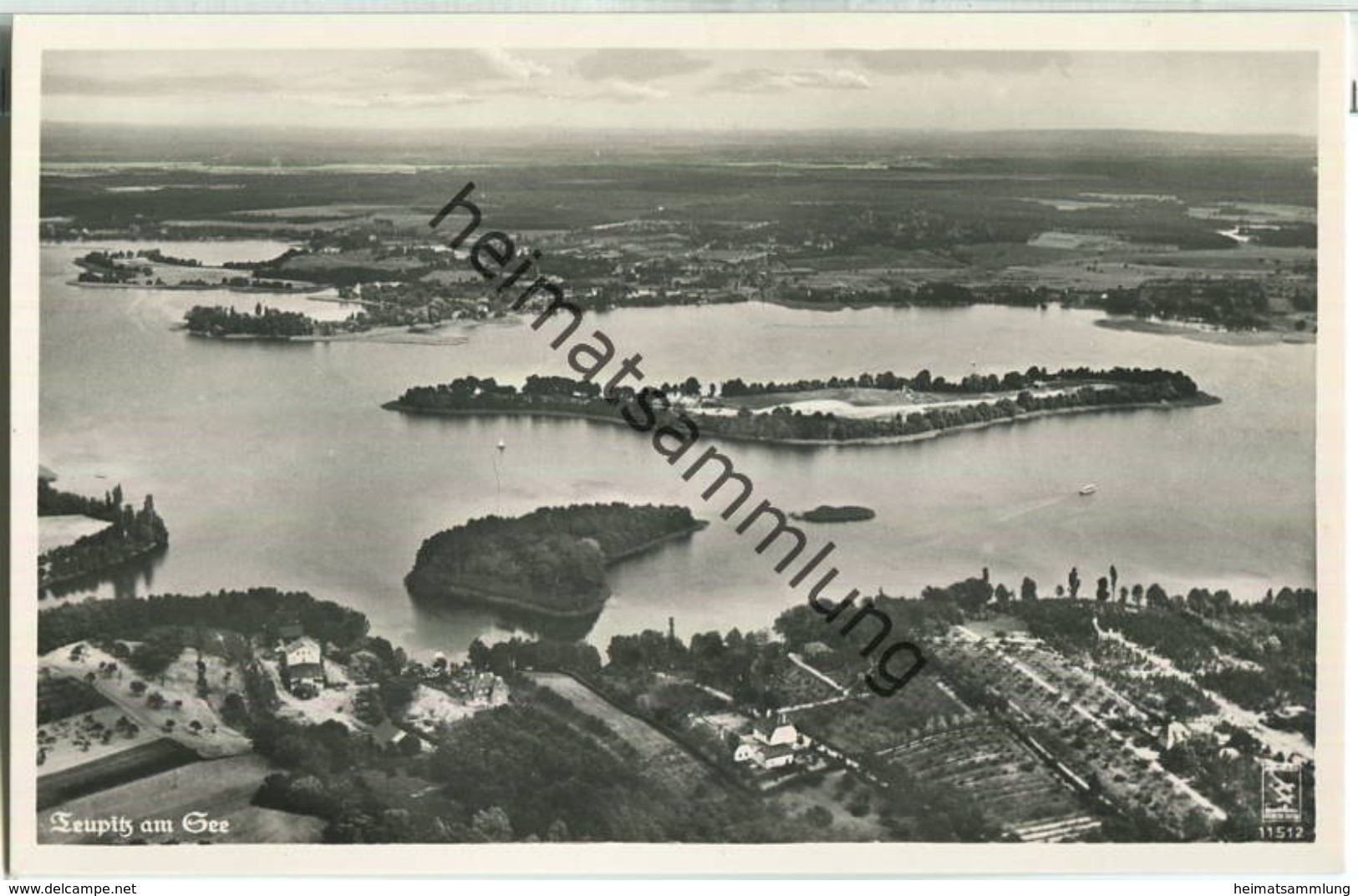 Teupitz Am See - Foto-Ansichtskarte - Luftaufnahme - Verlag Klinke & Co. Berlin - Teupitz