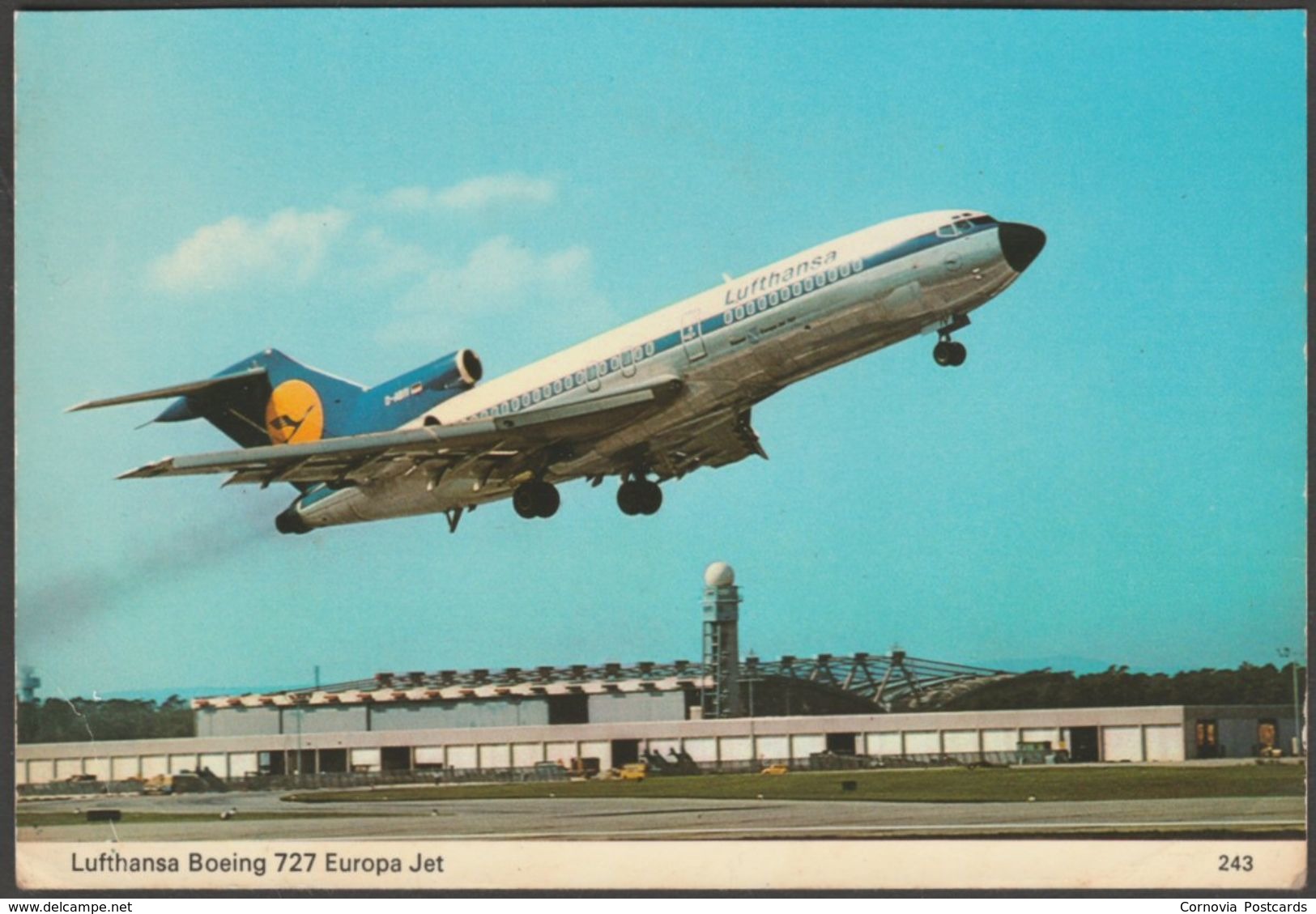Lufthansa Boeing 727 Europa Jet - Charles Skilton Postcard - 1946-....: Modern Era