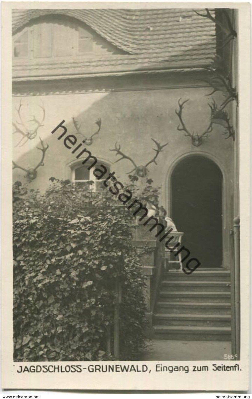 Berlin - Jagdschloss Grunewald - Eingang Zum Seitenflur - Foto-AK 30er Jahre - Verlag Ludwig Walter Berlin - Grunewald
