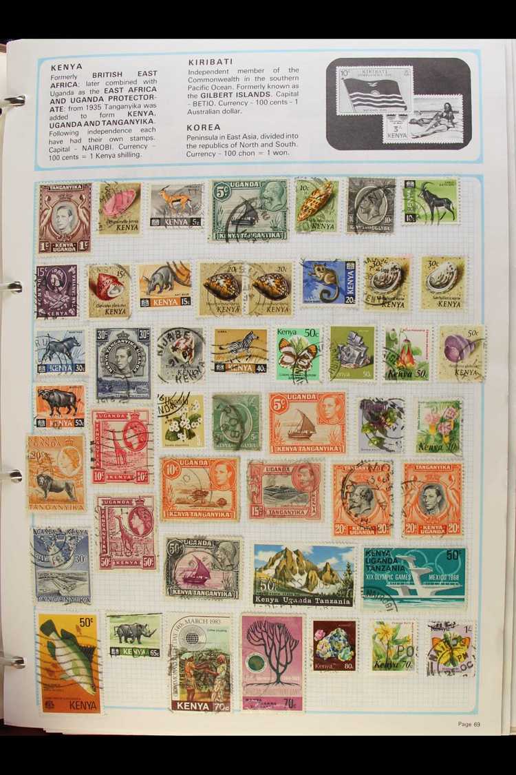 MASSIVE WORLD COLLECTION 19th Century To 1990's Some Mint But Mostly Used Stamps In Four Albums. We See Issues From Almo - Sonstige & Ohne Zuordnung