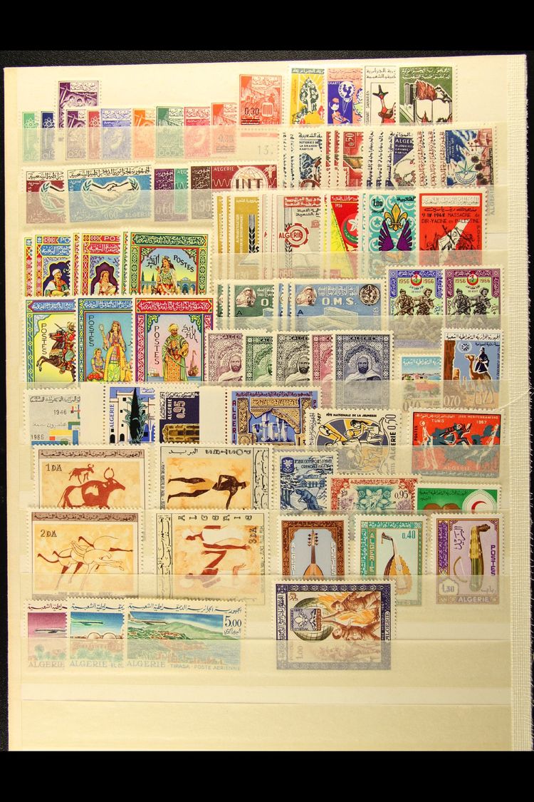 1964-8 NEVER HINGED MINT Range Of Sets & Issues Incl. 1965 & 1966 Mohamed Racim's Miniatures Sets & 1966 Rock Paintings  - Other & Unclassified