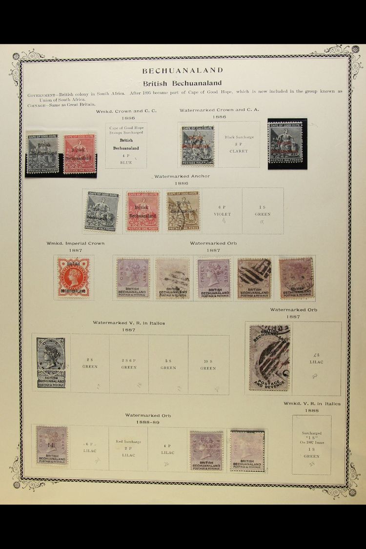 1884-1995 MINT AND USED COLLECTION On Printed Pages (plus A Few On Stockcards Awaiting Incorporation), Mostly Fine Condi - Other & Unclassified