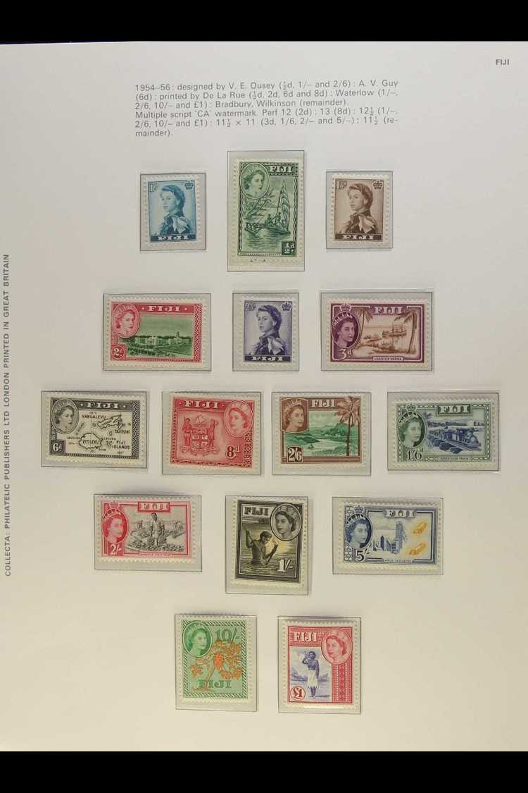 1953-68 COMPLETE MINT "STERLING" COLLECTION A Very Fine Mint Collection From Coronation To The Health Organization Anniv - Fiji (...-1970)