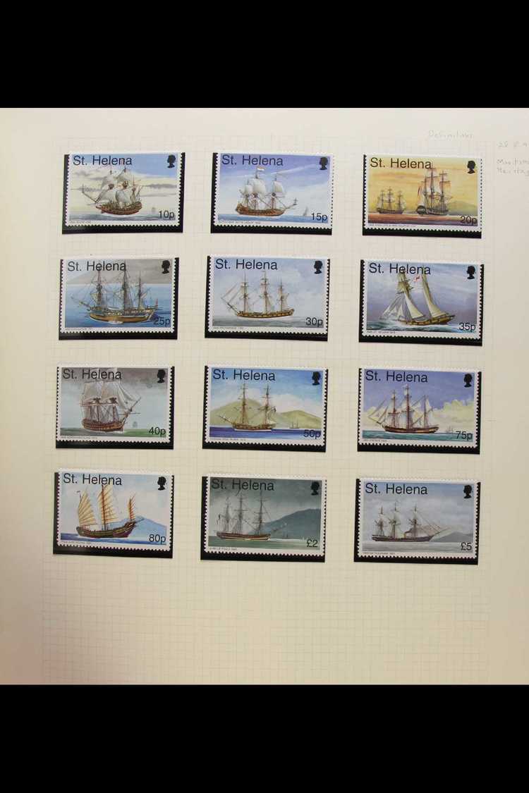 1971-2008 SUPERB NEVER HINGED MINT COLLECTION A Fabulous All Different Collection In An Album With A Very High Level Of  - Saint Helena Island