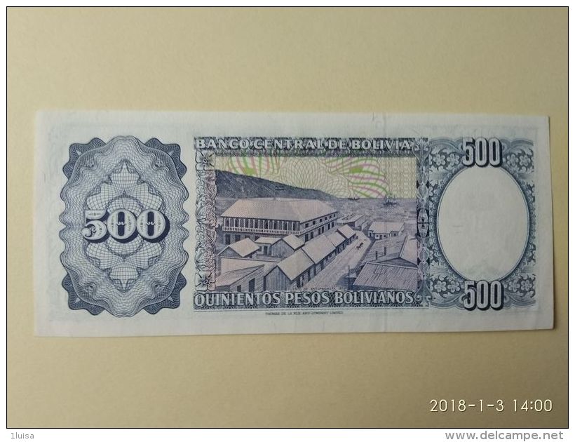 500 Bolivianos 1981 - Bolivia