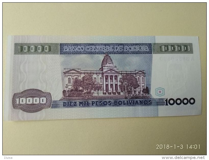 10000 Bolivianos 1984 - Bolivia