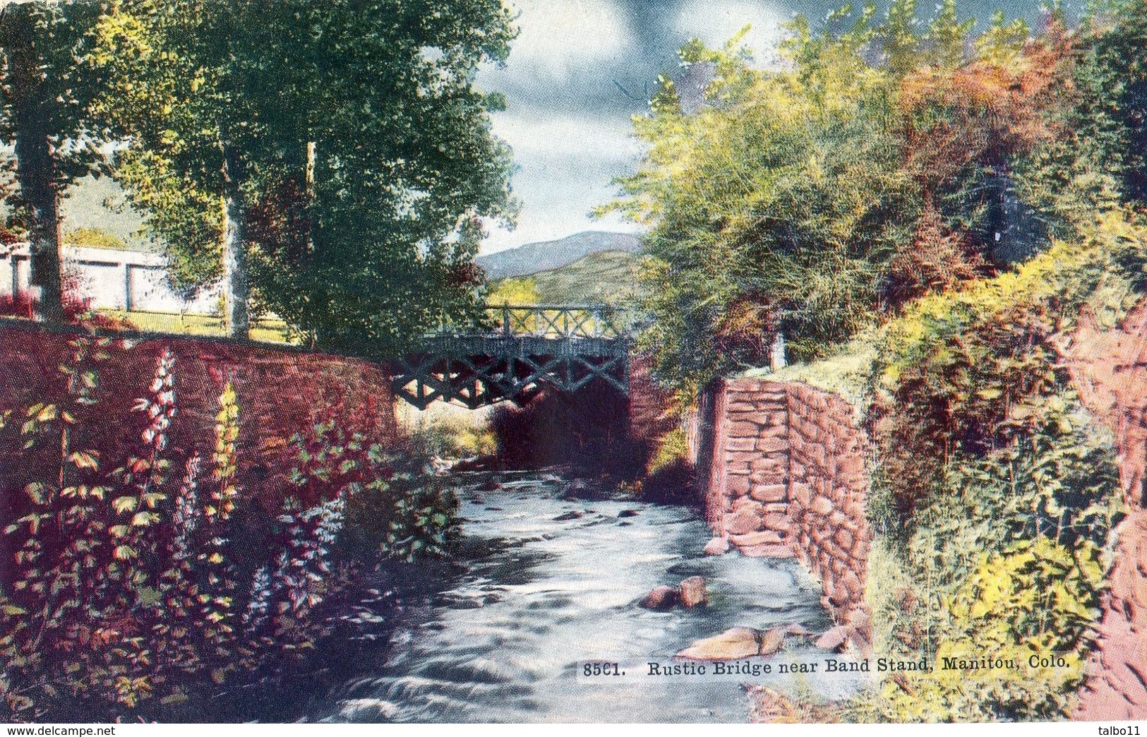 Colorado - Rustic Bridge Near Band Stand, Manitou - Other & Unclassified