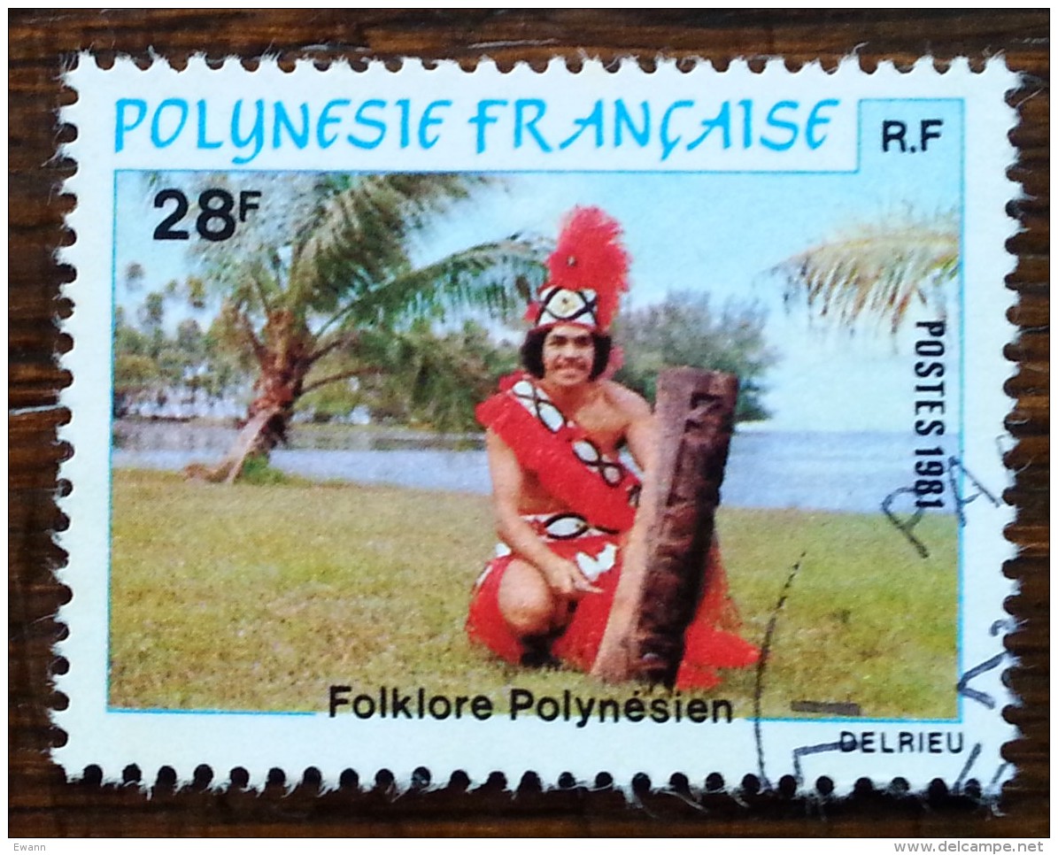 Polynésie - YT N°166 - Folklore / Danseur - 1981 - Gebruikt