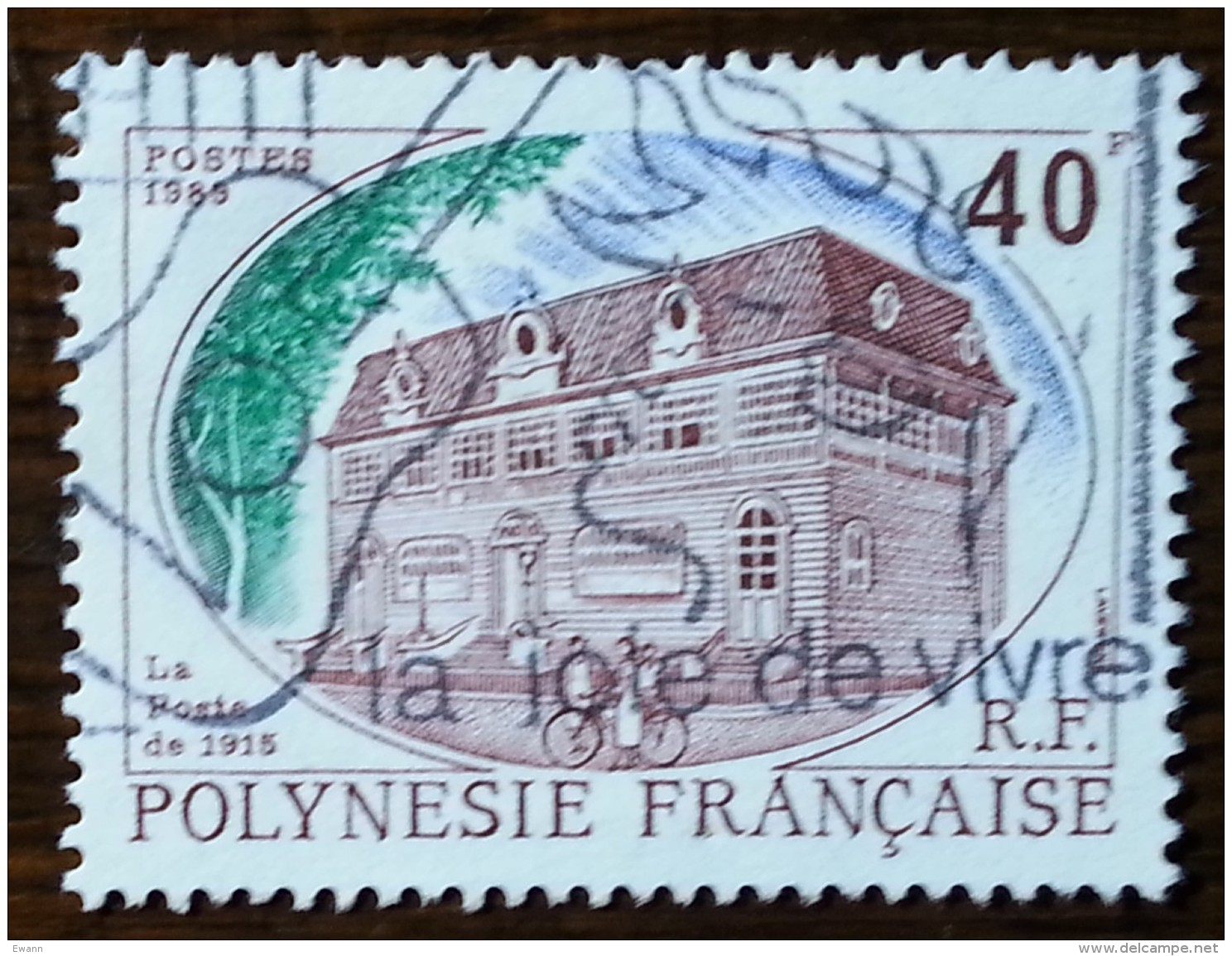 Polynésie - YT N°323 - La Poste - 1988 - Used Stamps