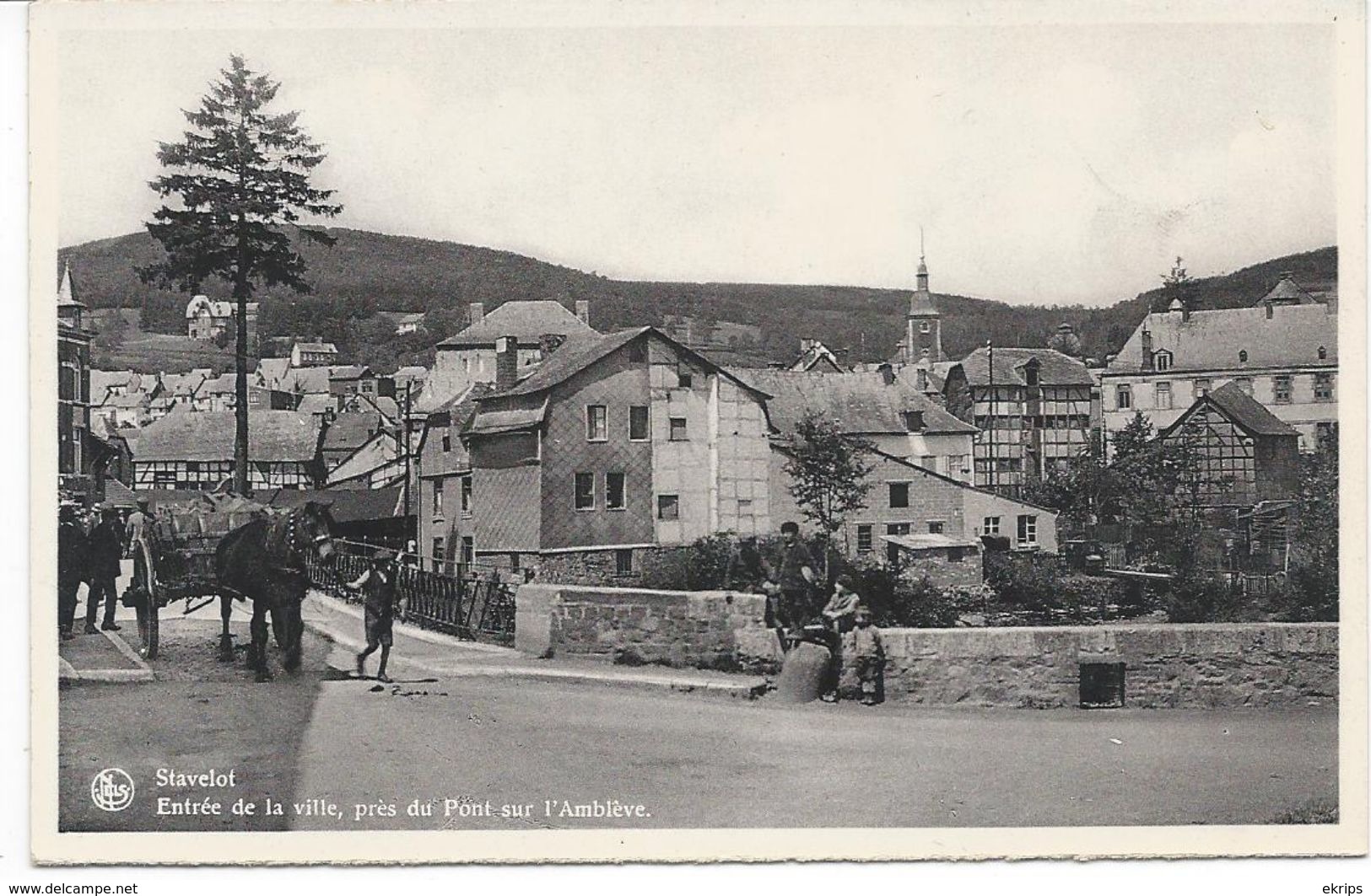 Stavelot Entrée De La Ville, Près Du Pont Sur L'Amblève. - Stavelot