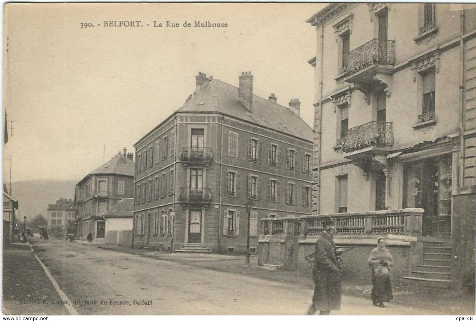 Territoire De Belfort, Belfort, La Rue De Mulhouse - Belfort - City