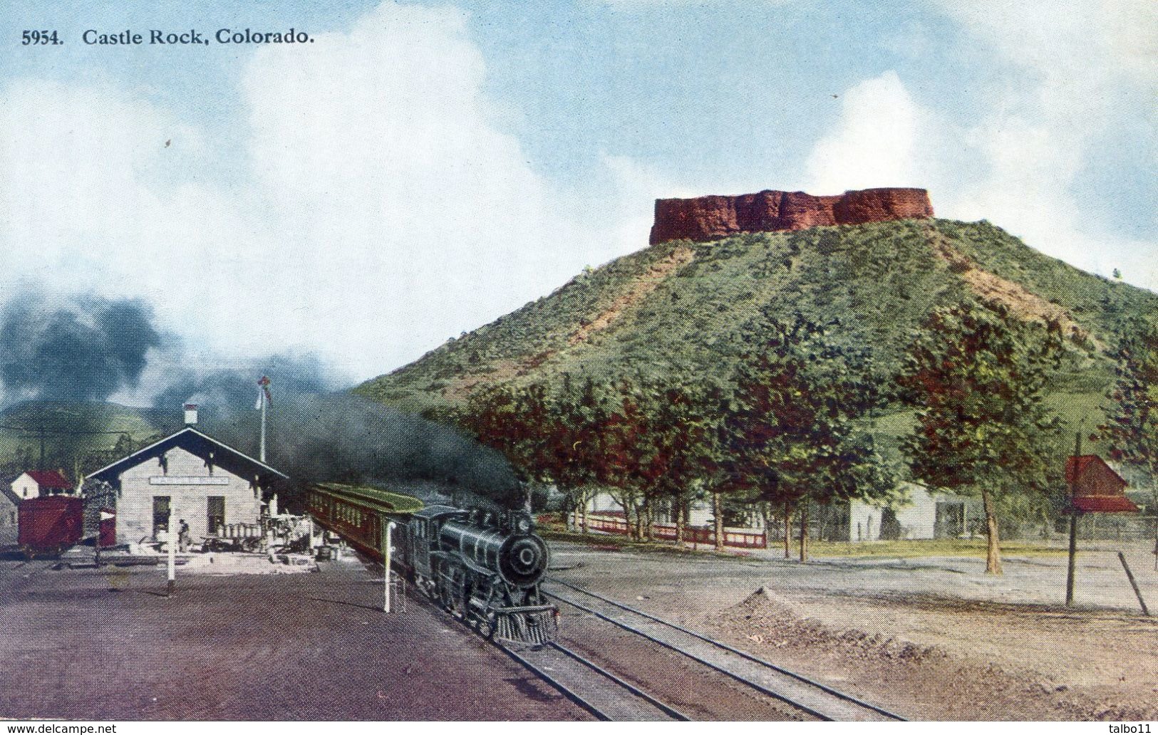 Colorado - Castle Rock - Train à Vapeur - Gare - Andere & Zonder Classificatie