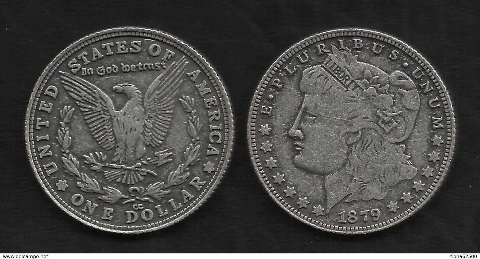 FAUSSE PIECE DE 1 DOLLAR 1879 . - Otros & Sin Clasificación