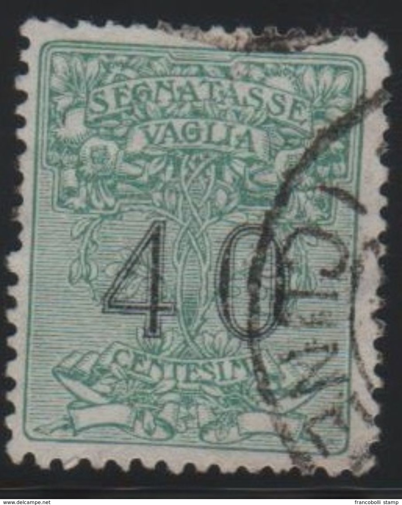 1924 Segnatasse Vaglia 40 C. US - Usati