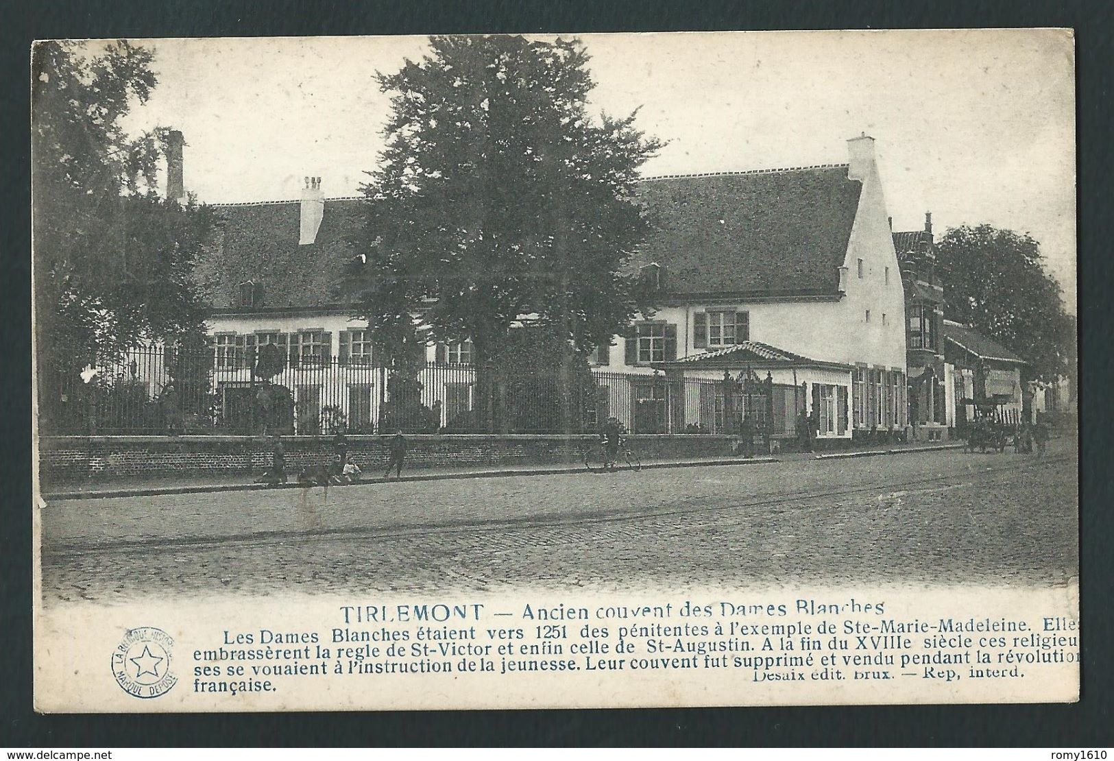 Tirlemont. Tienen. Ancien Couvent Des Dames Blanches. - Tienen