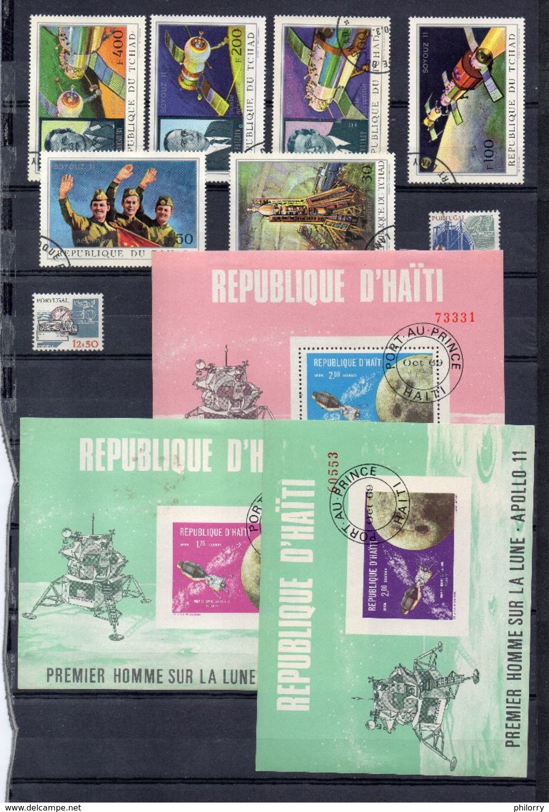 Collection Espace : 216 timbres et feuillets