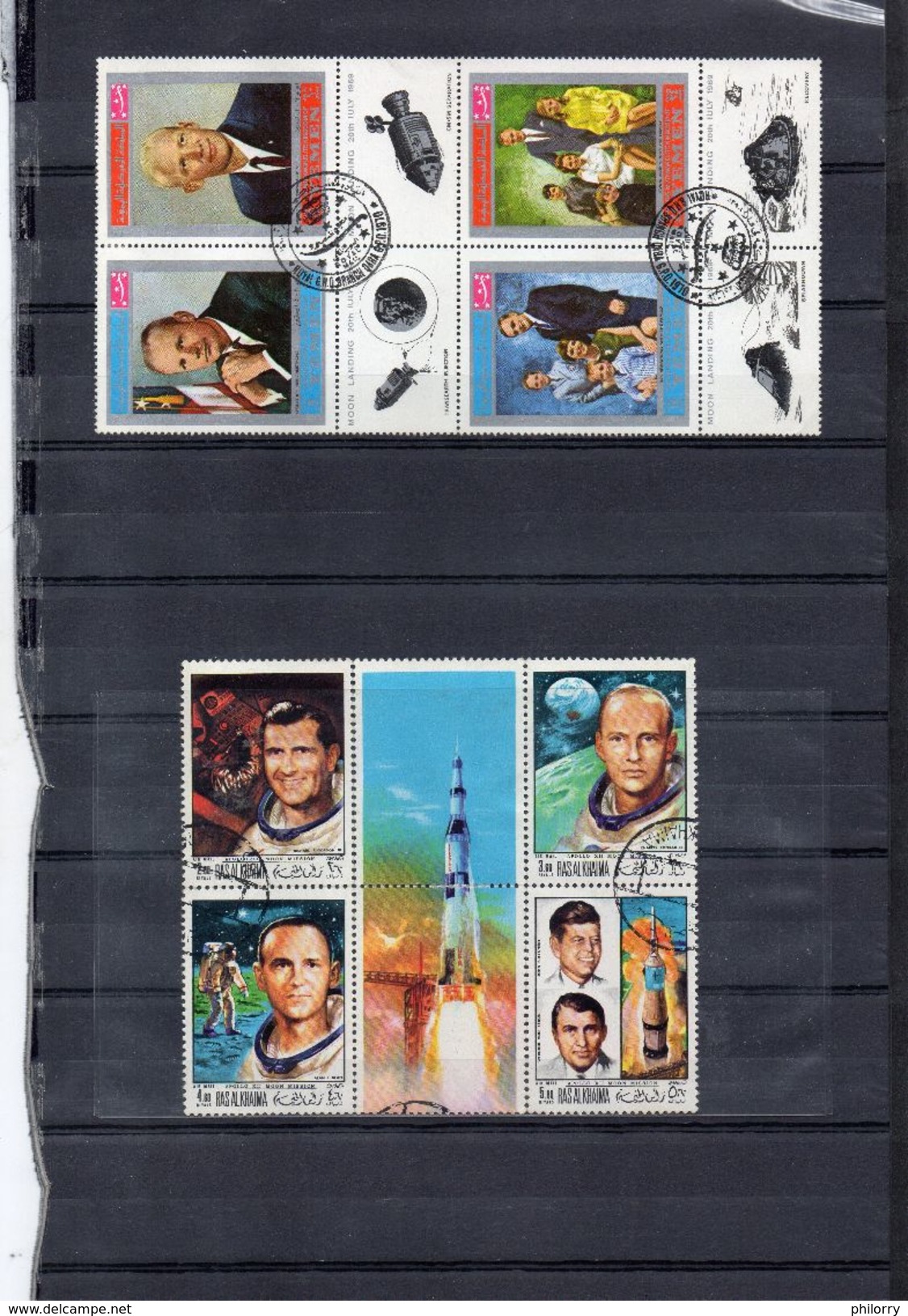 Collection Espace : 216 timbres et feuillets