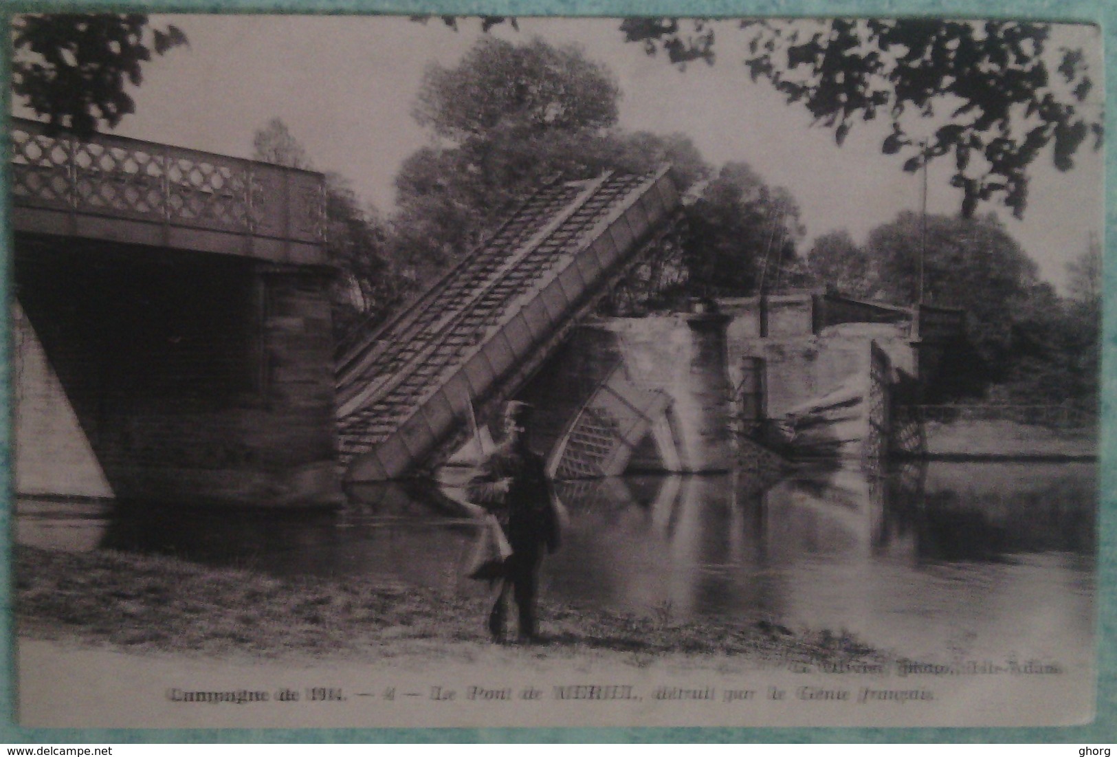 Campagne De 1914 - Le Pont De MERIEL, Détruit Par Le Génie Français - Meriel