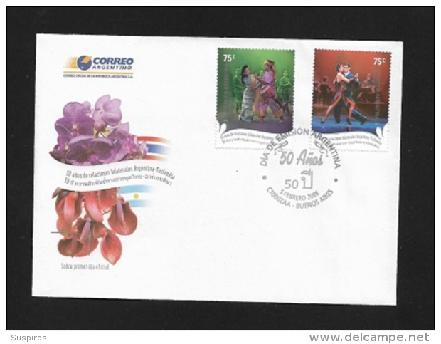 ARGENTINA 2005 The 50th Anniversary Of Argentina-Thailand Bi-lateral Relations - Unused Stamps