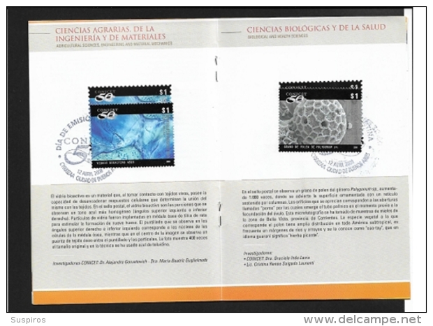 ARGENTINA 2008 Agricultural Sciences, Engineering And Material Mechanics   BOOKLET - Carnets